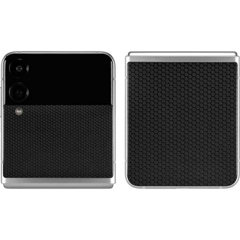 Specialty Vinyl Black Hex Texture Galaxy Z Flip4 5G Skin